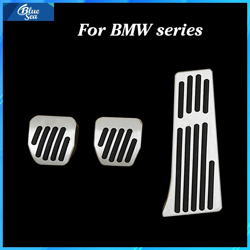 MT Car Pedals For BMW 1 3 5 7 Series E46 E36 E38 E39 E60 E61 E82 E87 E90 E92 E93 E65 F25 F26 Gas Fuel Brake Pedal Aluminum Alloy