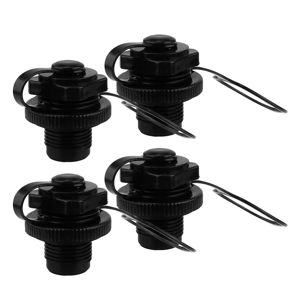 

4 Pcs Kayak Valve Accessories Boat Inflate Inflatable Plug Adapter Drain Air Valves Marine