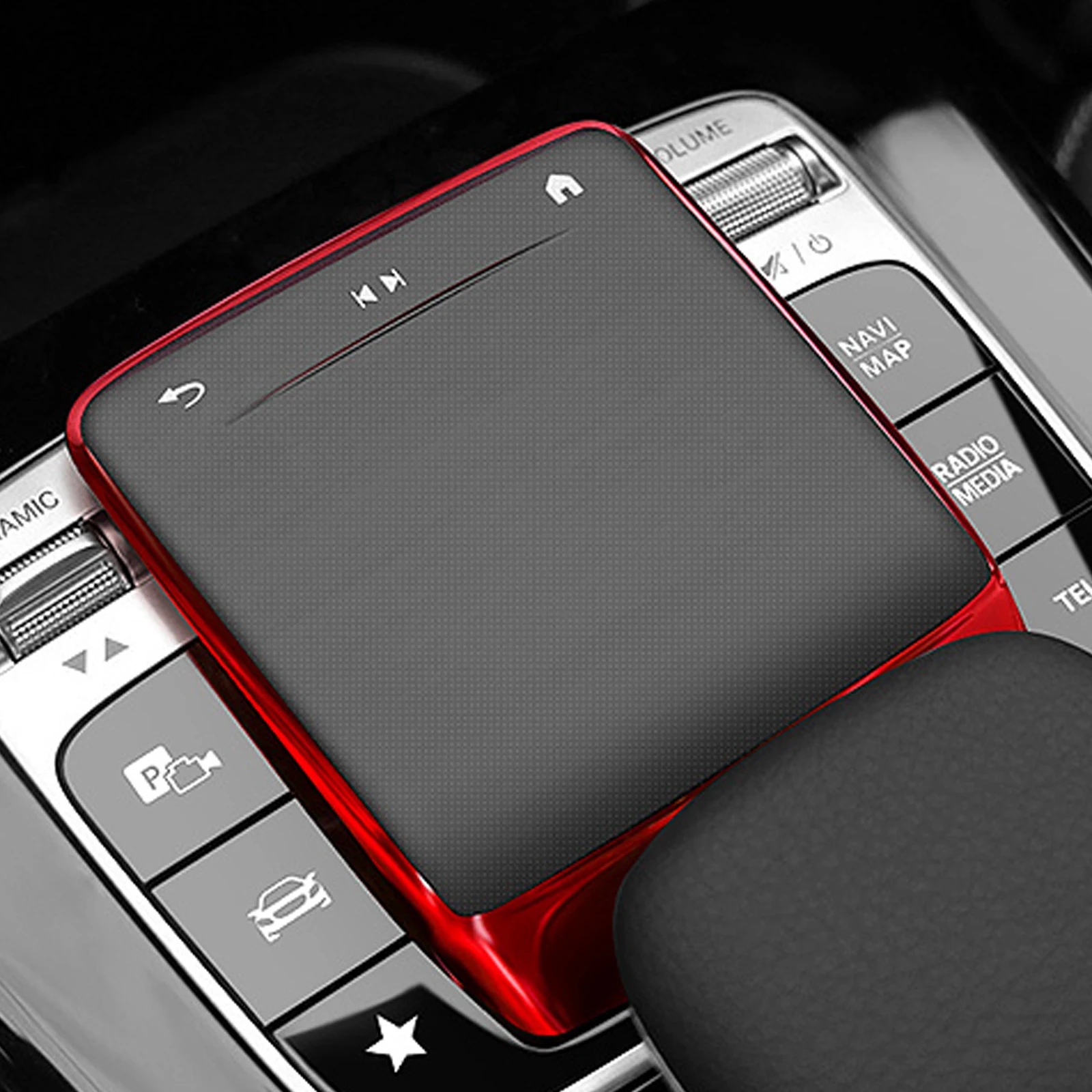 

Car Accessories For Mercedes Benz A B CLA GLE GLS GLB Class W177 W247 C118 W167 TPU Center Control Mouse Screen Protector Cover