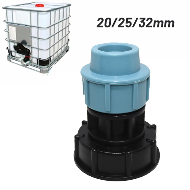 20/25/32 Mm -Es Műanyag Ibc Tartály -Adapter S60X6 Szál Az Mdpe -Hez Egyenes Illeszkedő Kerti Tömlő Csaptelepcsatlakozó Tartozékokhoz - Image 6
