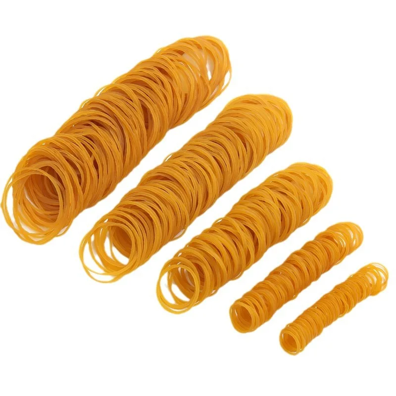 Bulk Pack of Soft Elastic Hair Bands - Durable and Versatile Rubber Fasteners