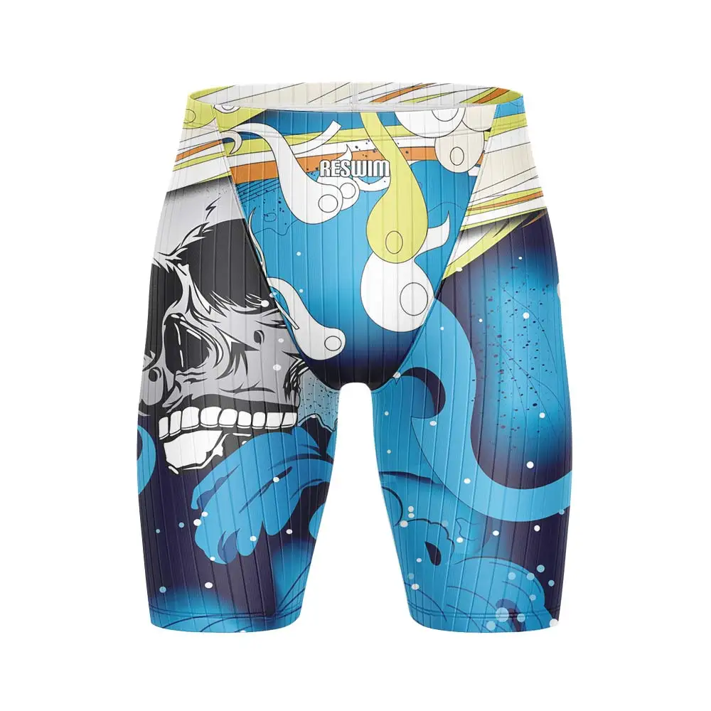 Men's Swim Jammers Swimsuit Swimming Shorts Athletic Training Swimwear Swimming Trunks Beach Surf Tights Short Bathing Suit swim trunks