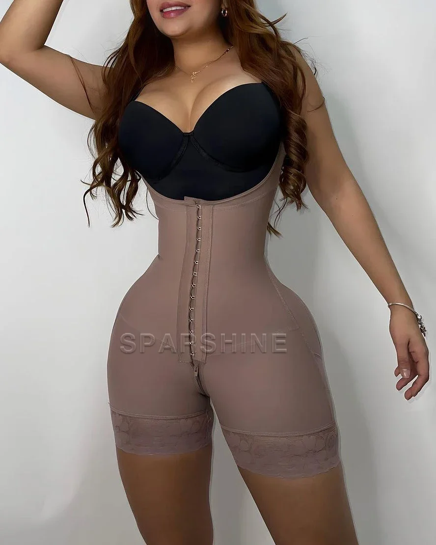Fajas Colombianas Slimming Sexy Lace Waist Trainer Shaperwear Abdomen Control Butt Lifting Flat Belly Body Shaper Bodysuit