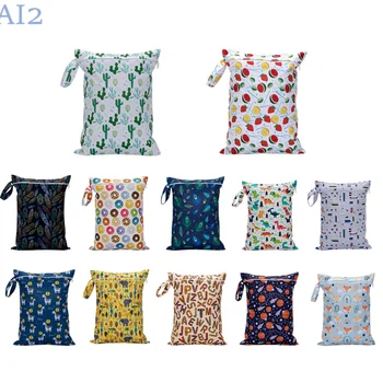 30X40 cm Pannolini per bambini Pannolini Bagsciutti e bagnati per la mamma Borsa per pannolini impermeabile moda Passeggino esterno Borsa per il trasporto Nuovo