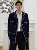 LUZHEN 2025 Spring New Original Edge Color Contrast Splicing Design Korean Version Casual Blazer Coat Men Elegant Jacket LZ1273 5