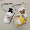 C9GB Reusable Bear Baby Warm Bottle Bag Feeding Bottle Cover Shoulder Bag Crossbody Cup Cover