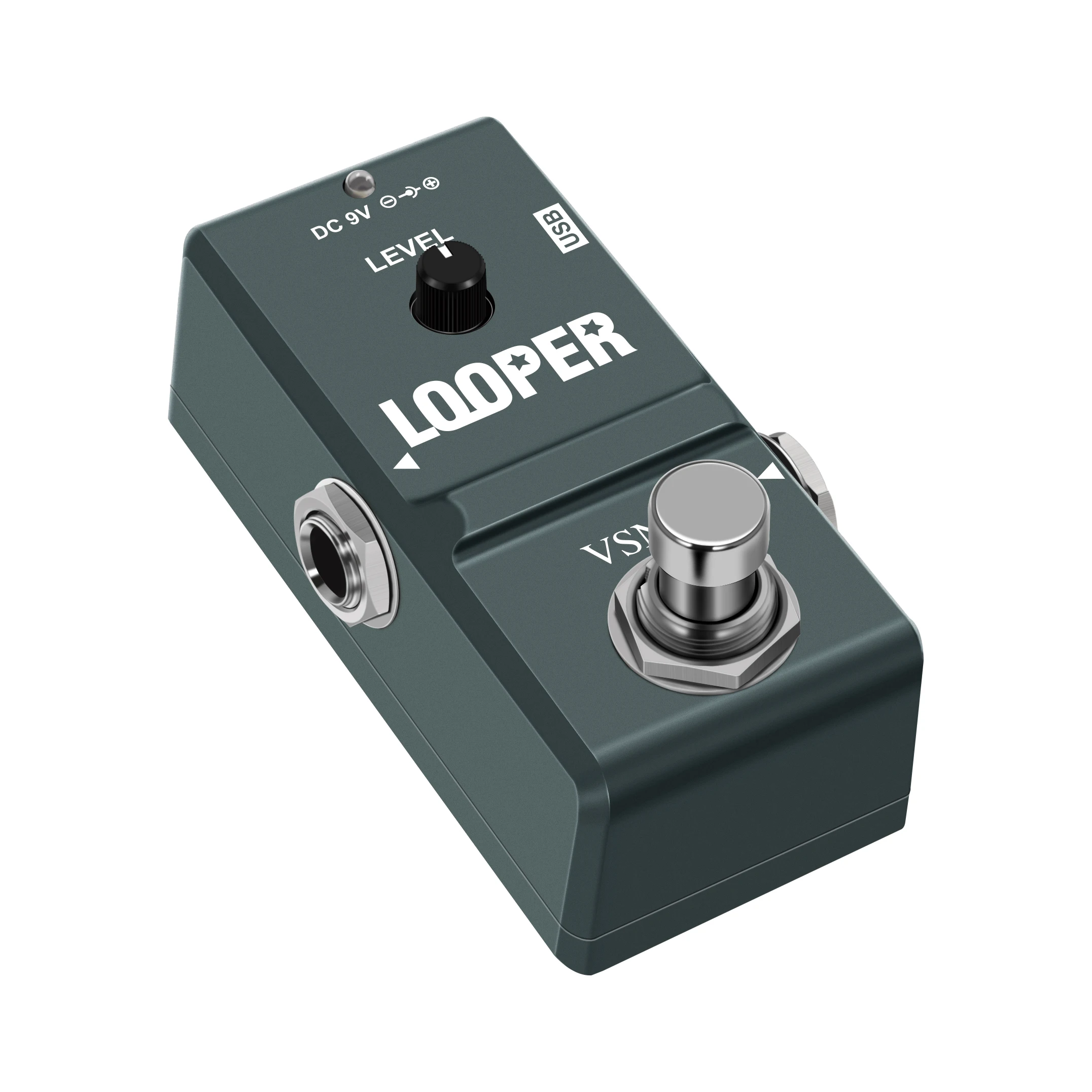 VSN LN-332 48K Looper Electric Guitar Effect Loop Pedal 10 Minutes of Looping Unlimited Overdubs USB Port True Bypass