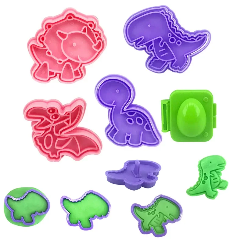 Kids DIY Play Dough Art Craft Toys 3D Plasticine Model Tools Accessories Clay Cutter Molds Creative Set For Boys Girls Children 5