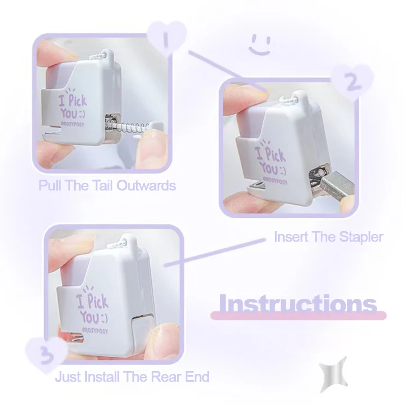 Mini Stapler High Appearance Portable For Document Binding