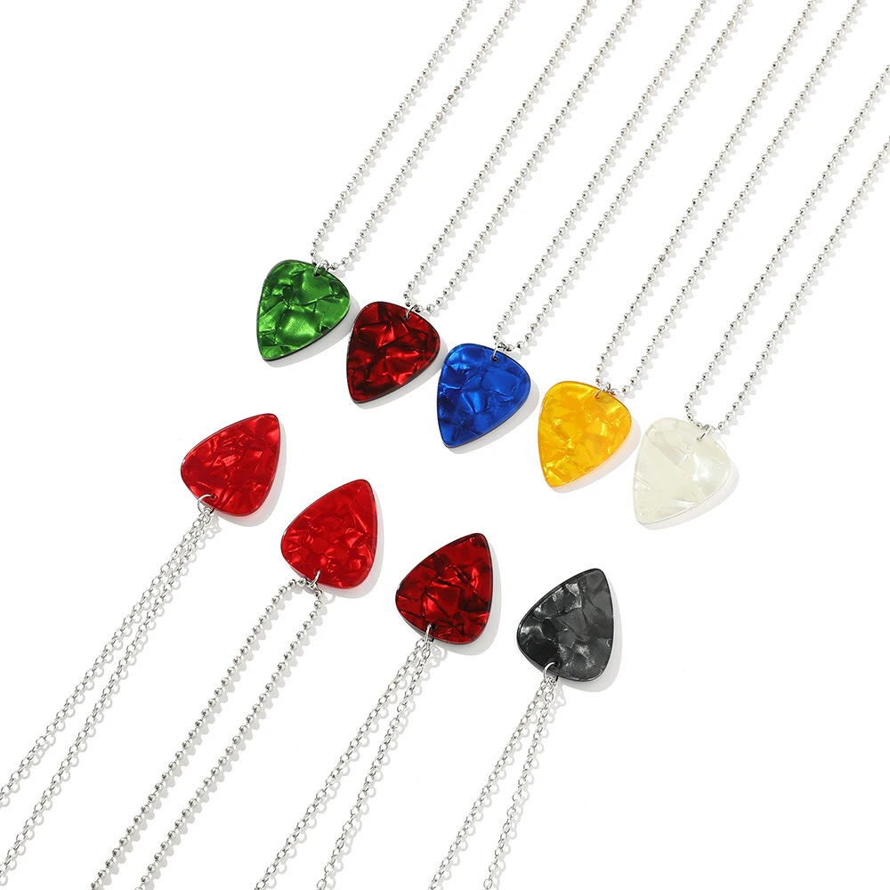 Stranger Things Eddie Munson Guitar Pick Pendants Necklace Black Geometric  Chain Necklace Choker Jewelry For Women And Men Gifts - Necklace -  AliExpress