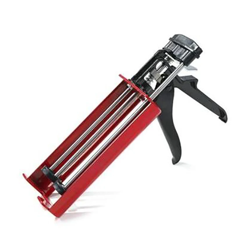 400ml Steel Dual Component Cartridge Gun Applicator Hydraulic Manual Glue Gun Caulk Ceramic Tile Seam Home Repair