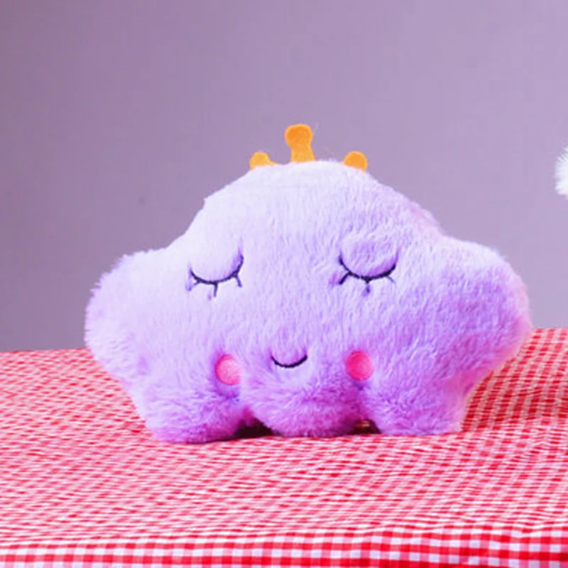 

New Cartoon Weather Star Cloud Plush Toys Stuffed Soft Anime Love Heart five-pointed star Plushie Pillow BedRoom Decor Home Deco