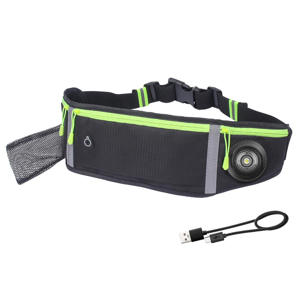 Ceinture De Course Lumineuse De Nuit, Rechargeable, Haute Luminosité, Pour Femmes Et Hommes, Lampe Réfléchissante Sale - Mobile