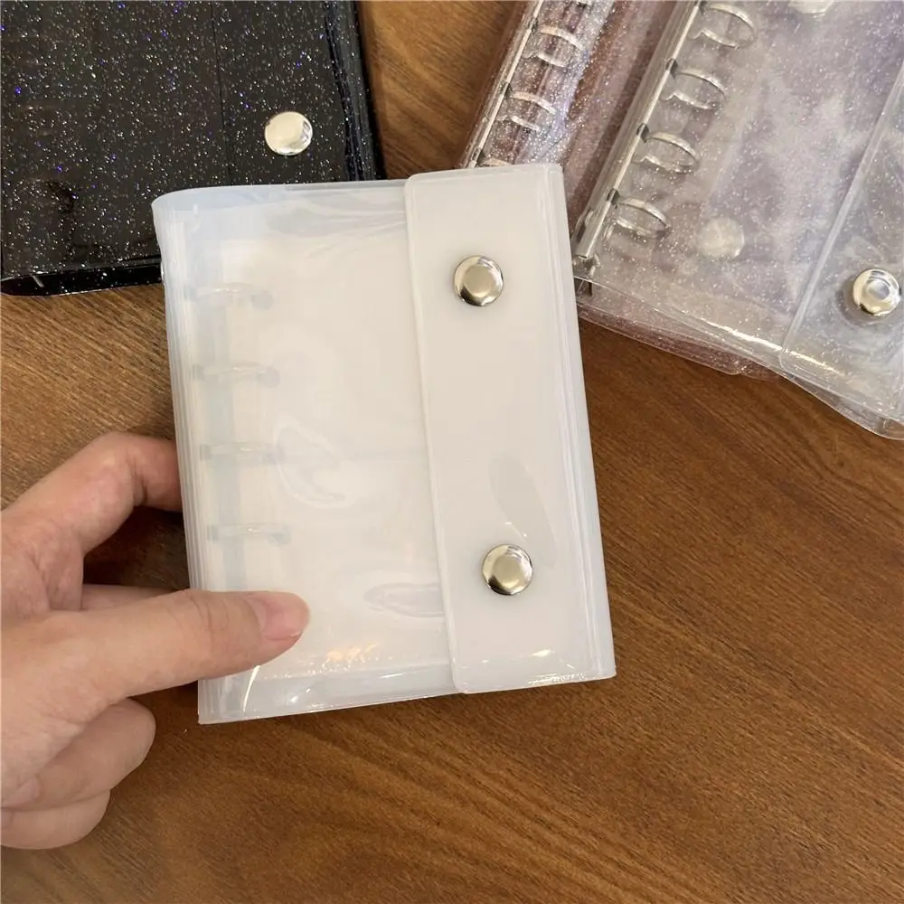 5 Holes Binder Photocards Organizer Holder Mini PVC