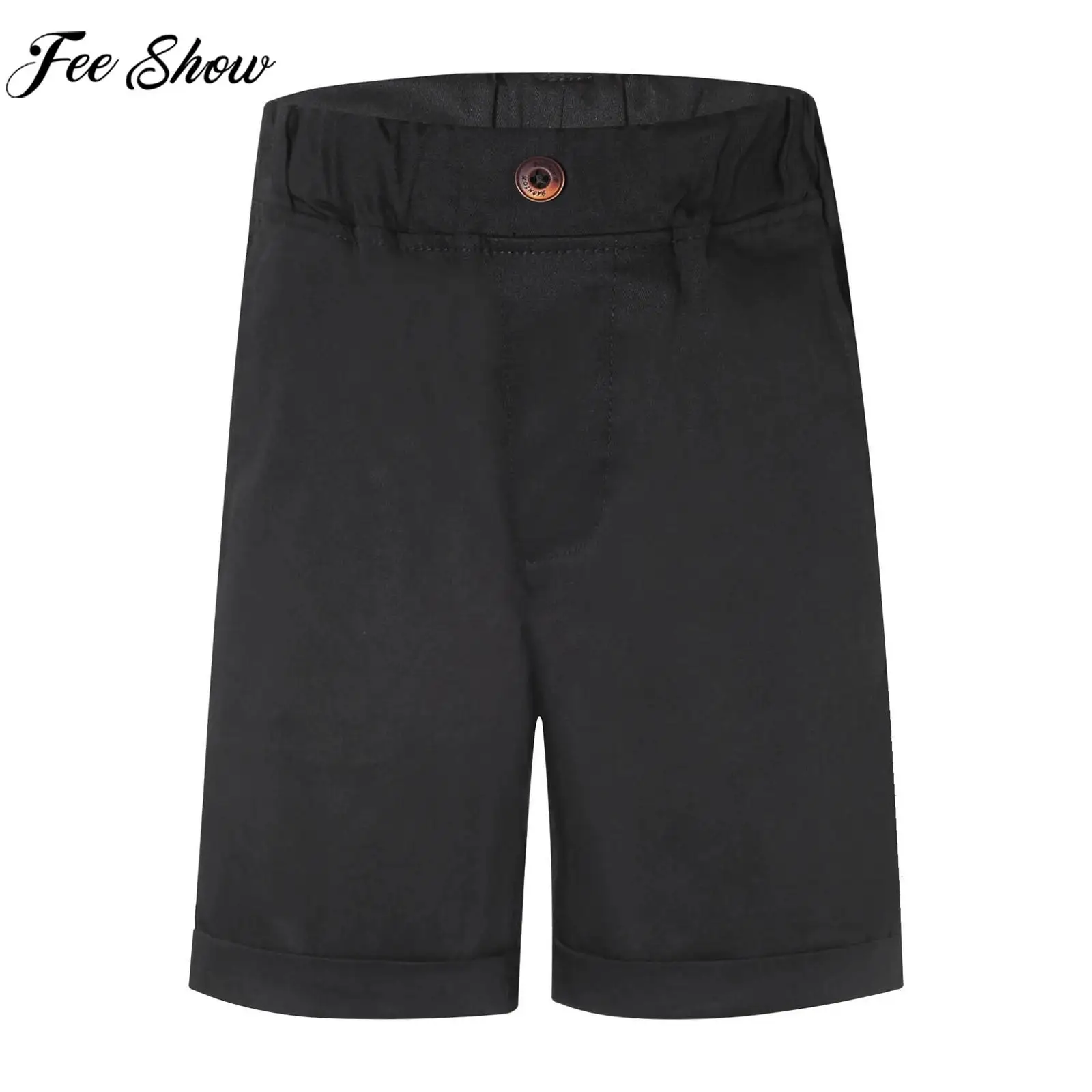 

Детские шорты-Чино в стиле преппи для мальчиков, школьная форма, Модный повседневный костюм с широкими штанинами для мужчин, повседневные уличные спортивные шорты для гольфа