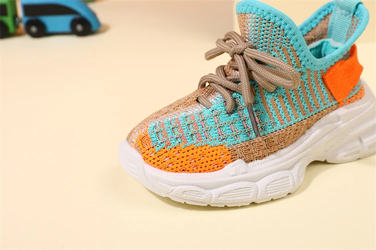 Neue Frühling/Herbst Kinderschuhe Unisex Kleinkind Jungen Mädchen Sneaker Weiche Sohle Atmungsaktives Mesh Modische Lässige Kinderschuhe – Detail 2