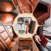 8 件 Mink Oil for Leather Shoes Boots 3.5 oz Leather Conditioner and Cleaner with Travel Bag Soften for Boots and Shoes 5