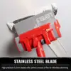 Level5 Drywall Skimming Blade Set | 10, 24 & 32 Inch Skimming Blades, 37-63 Inch Extension Handle | Aluminum Body & Stainless 6