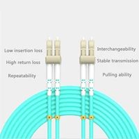10G OM3 OM4 LC UPC-LC UPC Multimode Duplex 2.0mm Fiber Patch Cable LC Fiber Optic Patch Cord Optical Fiber Cable 2