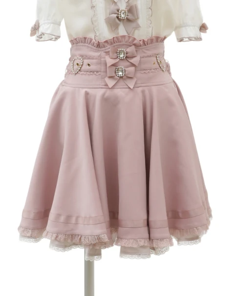 Japanese Mine Mass-Produced Mini Skirt Women Spring Summer Ribbon Bow Diamond Pearl Buckle Plaid Skirt Sweet Lolita Short Skirt