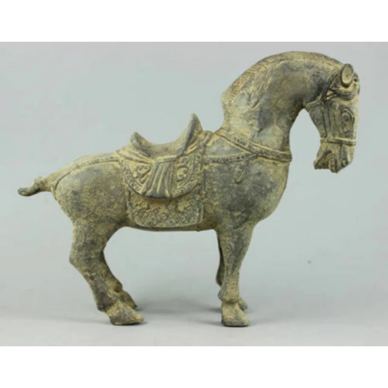 

Old-Fashioned Old Earth Copper Bronze Horse Carving Statue