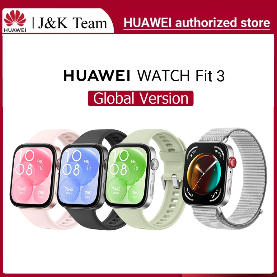 HUAWEI Watch FIT Smartwatch,Global Version, compatible with iOS
