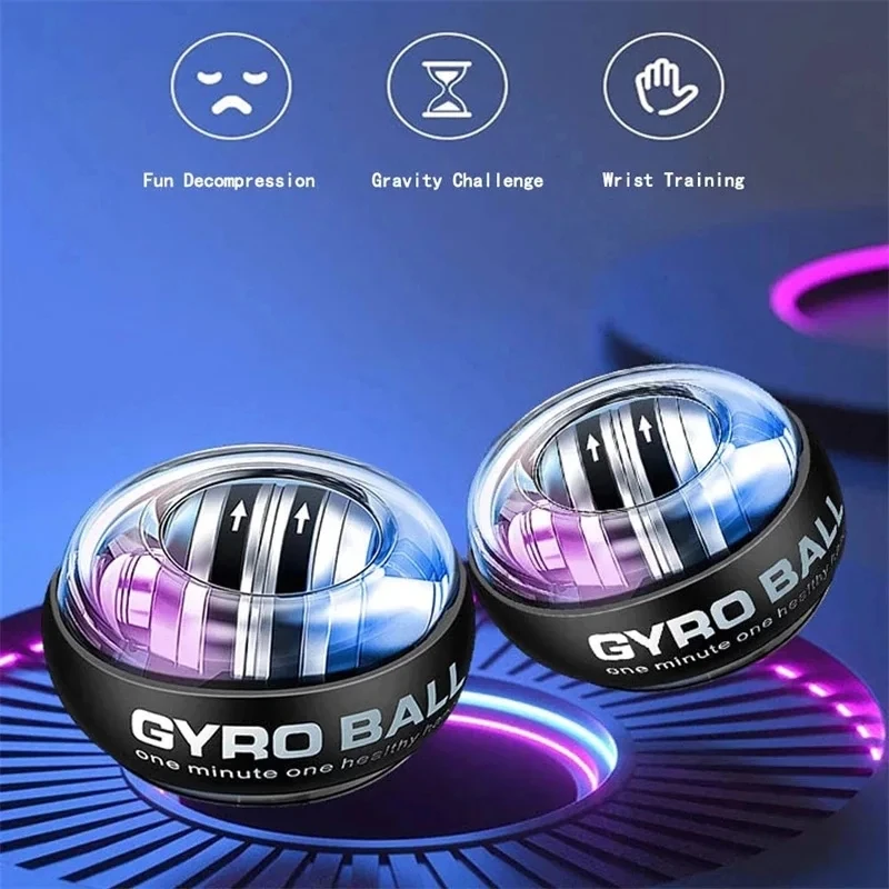 MIJIA Wrist Ball Self-starting Gyroscope Powerball Gyro Power Hand Ball Muscle Relax Arm Wrist Force Trainer Fitness Equipment gyro ball gyro wrist ball power ball