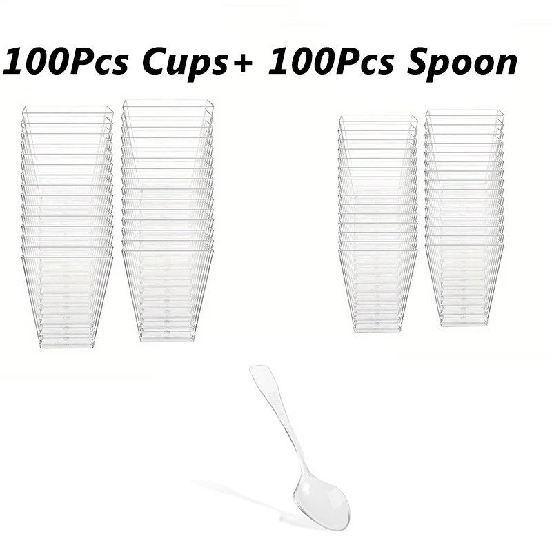 100PCScups withSpoon
