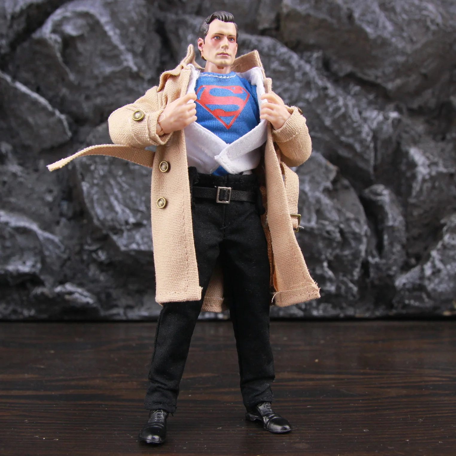 

DCU Superman Clark Kent Henry Cavill 6" Action Figure Watchmen Doctor Manhattan Super Man of Steel Kal-El one:12 Clothing Toys