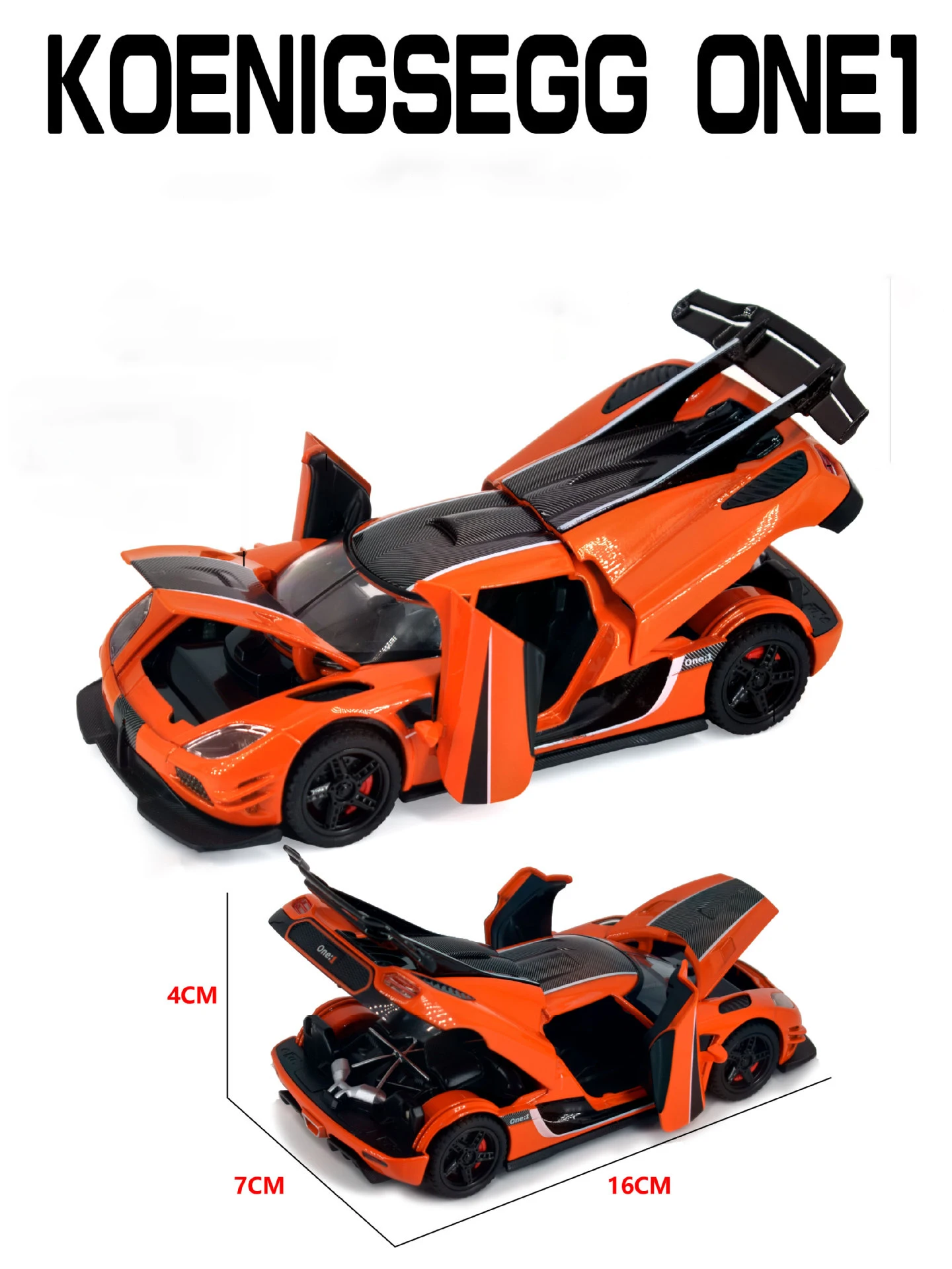 Koenigsegg 1 1:32 Ölçekli 