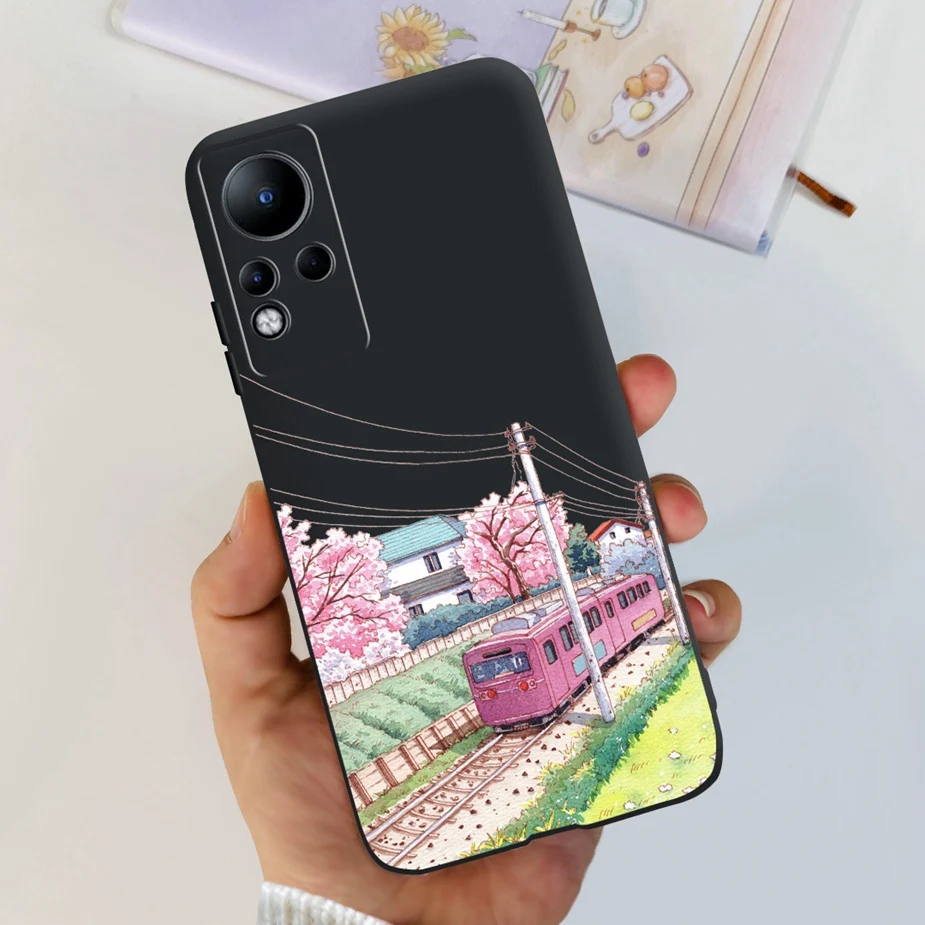 Cute Fashion Painted Soft TPU Case Cover - Stylish Protective s Capa