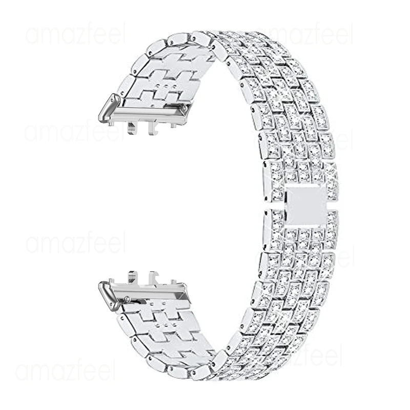 Diamond Strap Metal Bracelet for Galaxy Fit Smart Watch