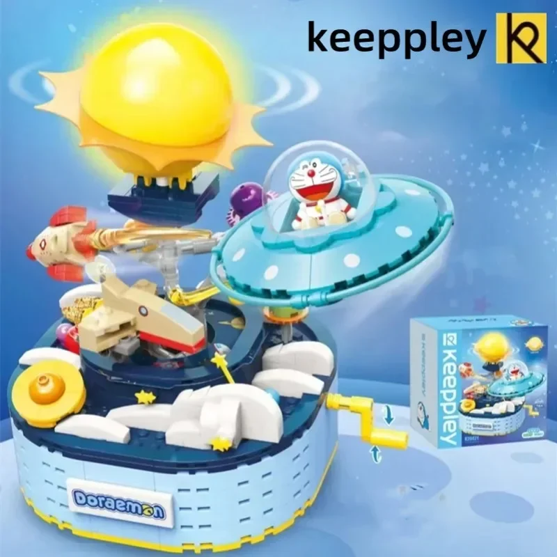 

keeppley genuine Doraemon building blocks universe adventure toys fashion Kawaii assembled model girl birthday gift ornaments