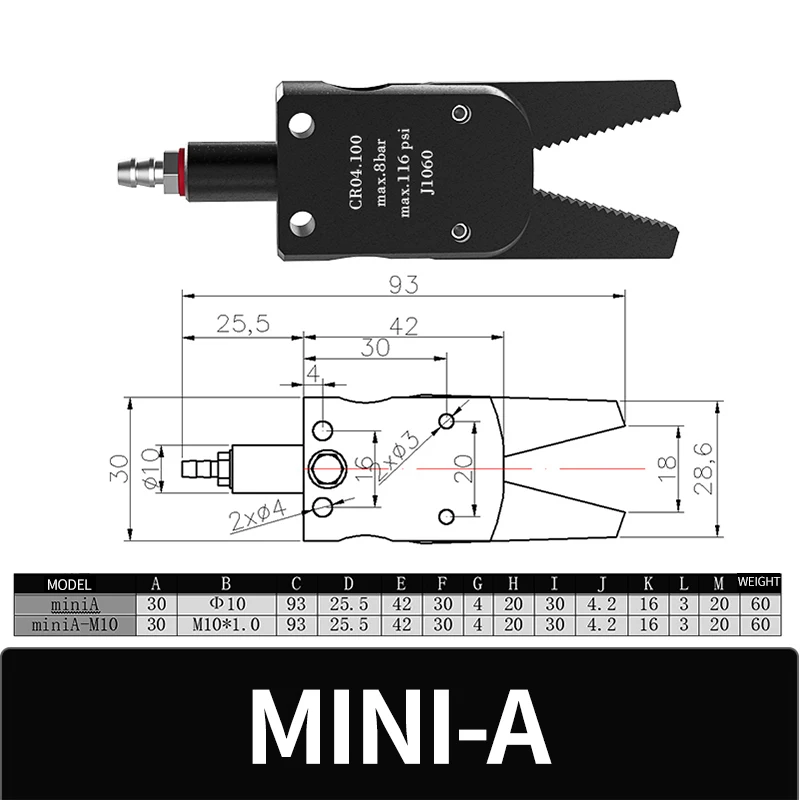 injetoras air cilindro robotic sensor c b e f 03