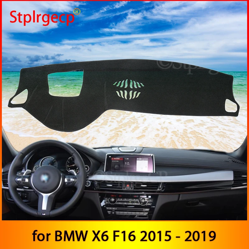 

Противоскользящий коврик для BMW X6 F16 2015 2016 2017 2018 2019 с HUD, накладка на приборную панель, солнцезащитный козырек, автомобильные аксессуары