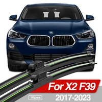 For BMW X2 F39 2017-2023 Front Windshield Wiper Blades 2pcs Windscreen Window Accessories 2018 2019 2020 2021 2022 1