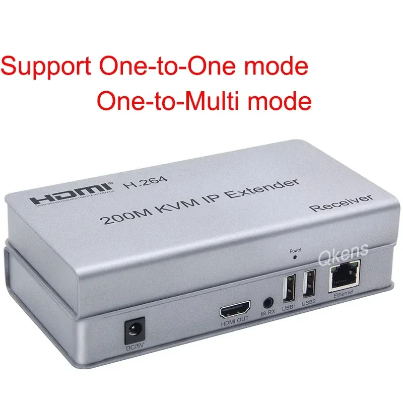 HDMI KVM IP ͽٴ, RJ45 ̴ Cat5e Cat6 ̺, Ʈũ ø ۽ű ű , 콺 Ű, H.264, 200m