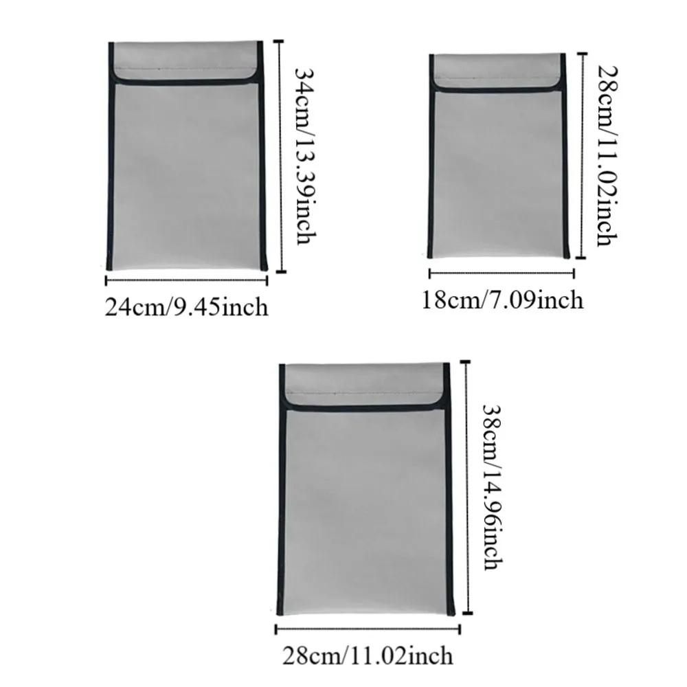 Ultimate Fireproof & Waterproof Faraday Bag: Anti-Hacking Signal Blocking Pouch for Secure Device Storage