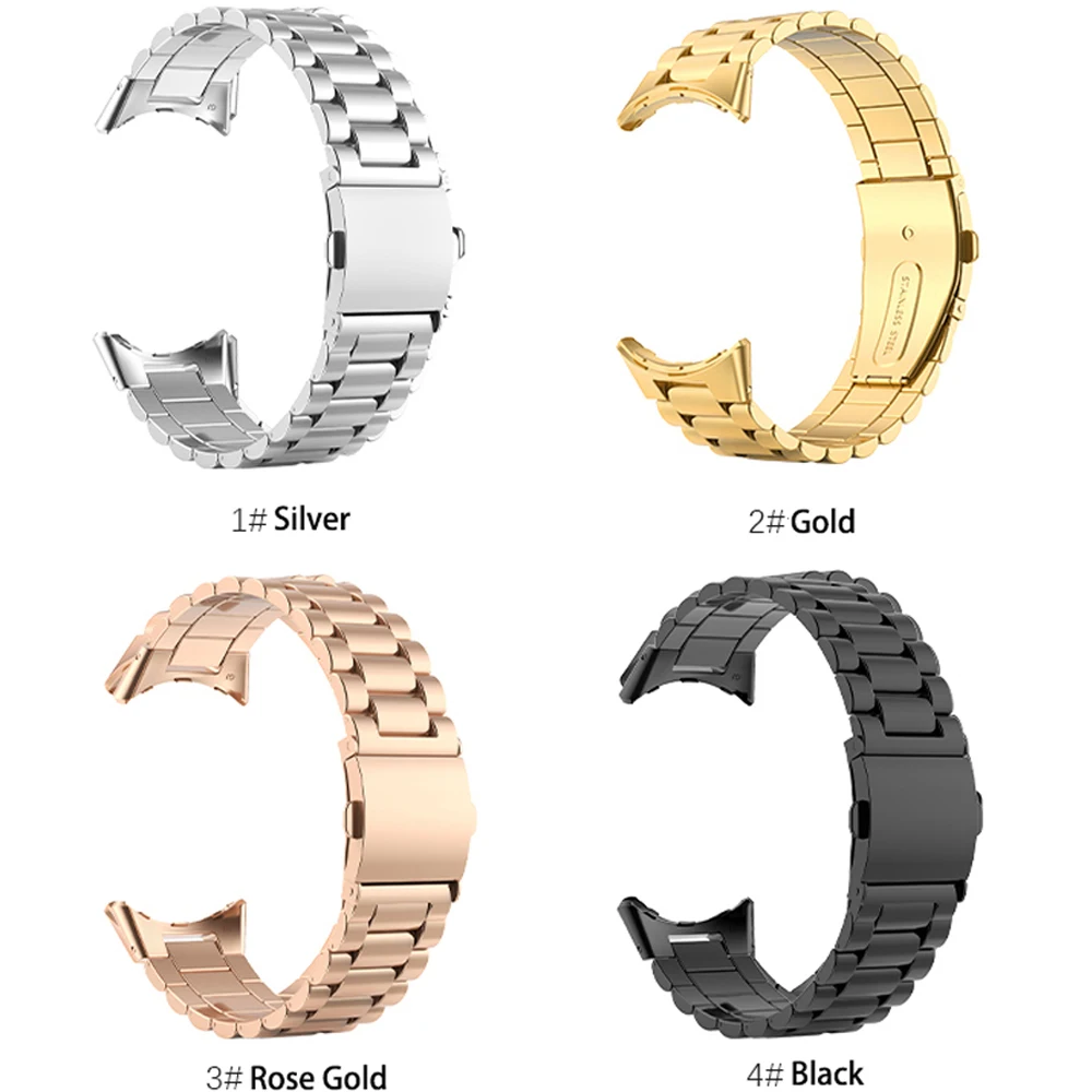 Magnetic Loop Strap - Metal Links Active Bracelet Replacement for Smartwatch Wristbands