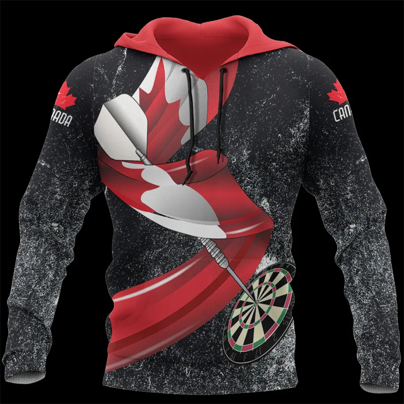 thumbnail image 1 of Sudadera con capucha con estampado 3D de hoja de arce de Canadá para hombre y mujer, sudaderas de gran tamaño, moda urbana, sudadera deportiva con capucha para niños, ropa Y2k, 1 of 5