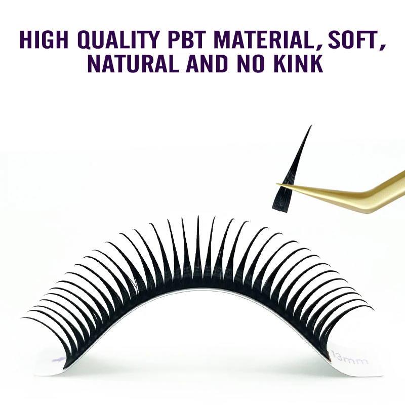 NATUHANA Wet Eyelash Extension 0.07MM Easy Grafting Lashes Manga Wispy Cosplay Type Eyelashes Fluffy Soft Natural Makeup Supply eyelash extensions