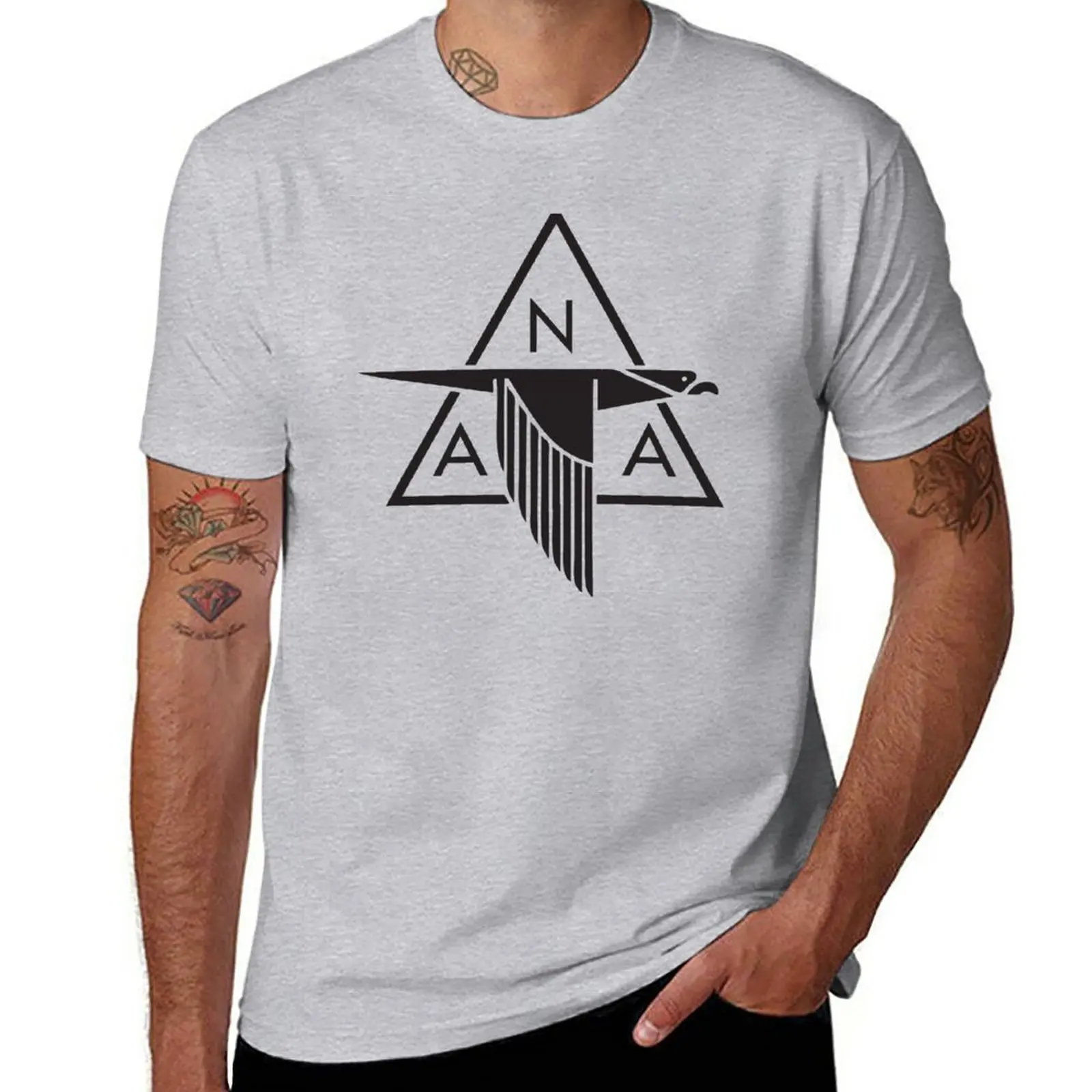 

New North American Aviation Logo (Black) T-Shirt new edition t shirt boys white t shirts oversized t shirt men