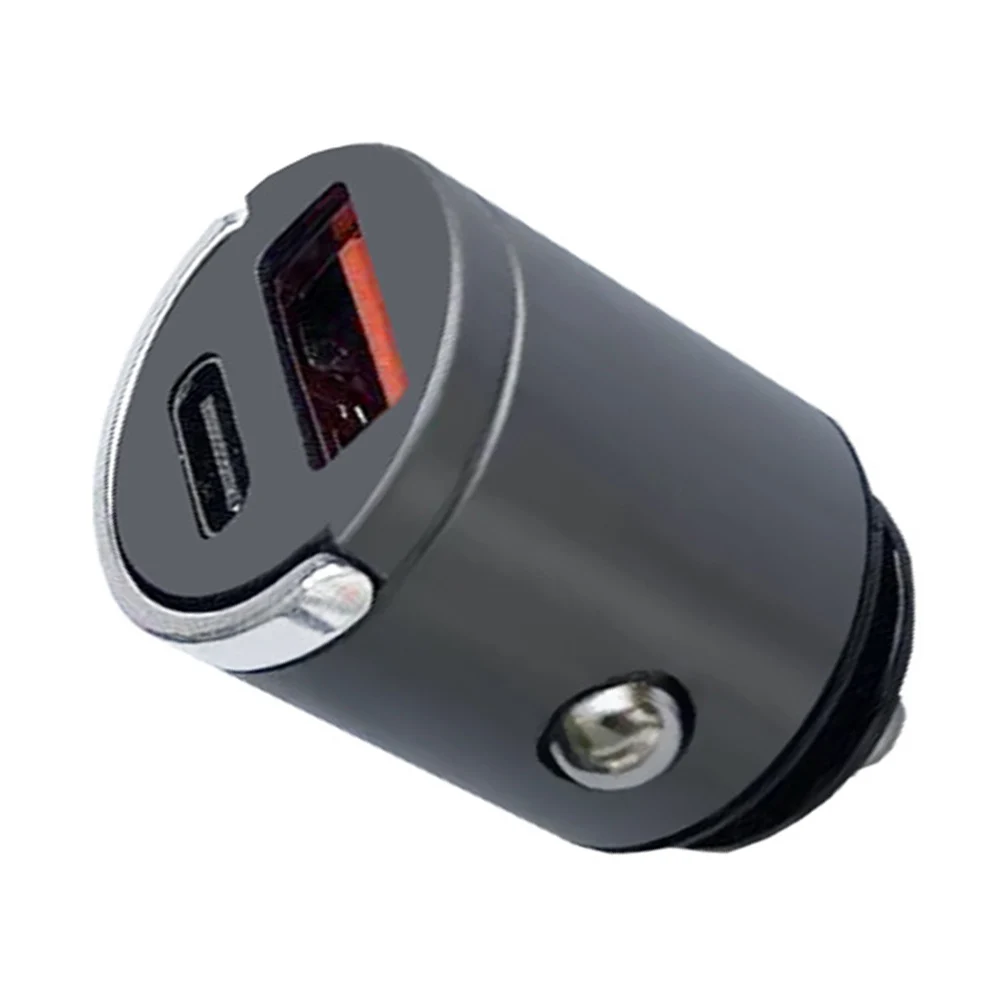 High-Power 100W Car USB Charger with Discreet Hidden Mount for a Clutter-Free Dashboard