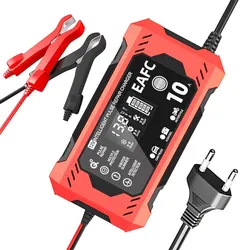 Smart Fast Charger with Touchscreen Pulse Repair and Digital LCD Display (10A)