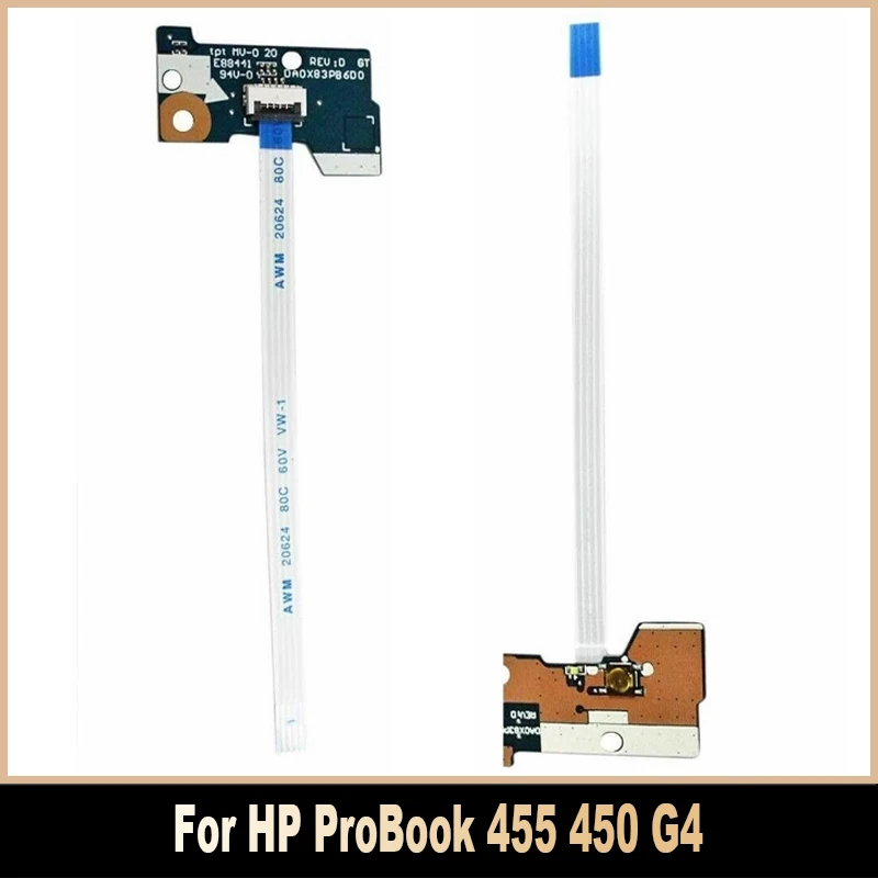 

DA0X83PB6D0 для HP ProBook 455 450 G4 кнопка переключения питания, плата с кабелем, Протестировано, высокое качество