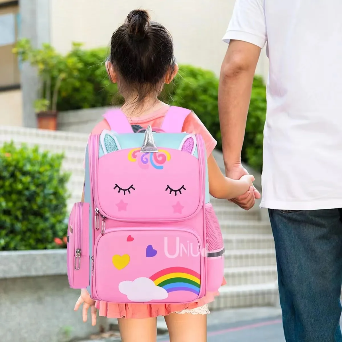 Fashion School Bag Parani Children's Space Backpack Primary and Secondary School Preschool Children  Classic Causal Designer