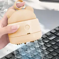Desktop Vacuum Cleaner Portable Table Dust Vaccum Cleaner Crumbs Table Dust Vaccum Cute & Stylish With Silicone Handle -Speed 2
