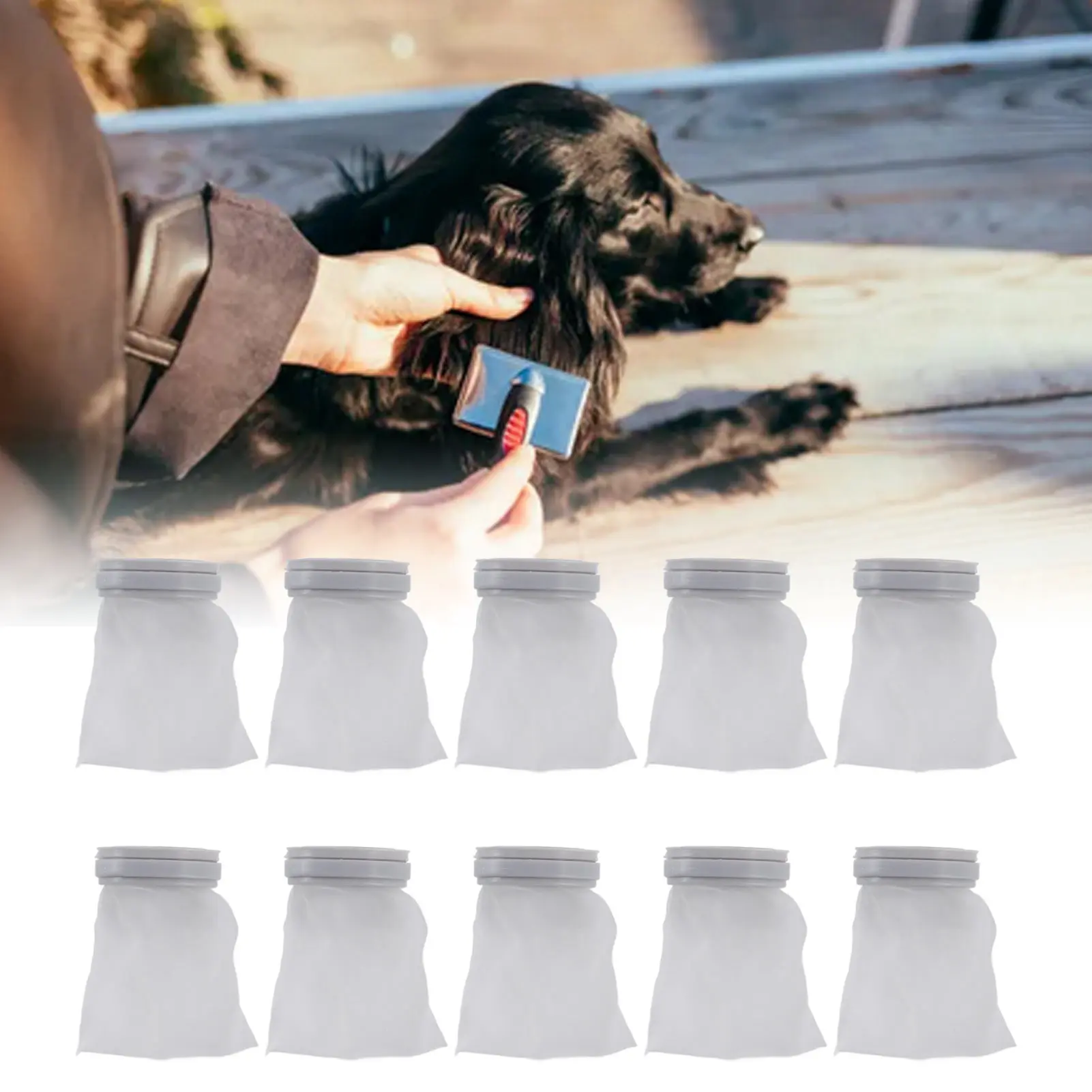 10Pcs Electric Lice Comb Filter Refill TranslucentMesh ElectronicLice Comb Filters Easily Attaches Disposable Hygienic For Pet