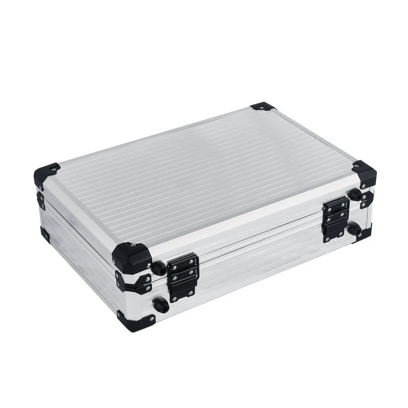 Portable Tool Storage Suitcase Aluminum Safety Instrument Protective Box Professional Hardware Repair Tools Organizer Boxes 5