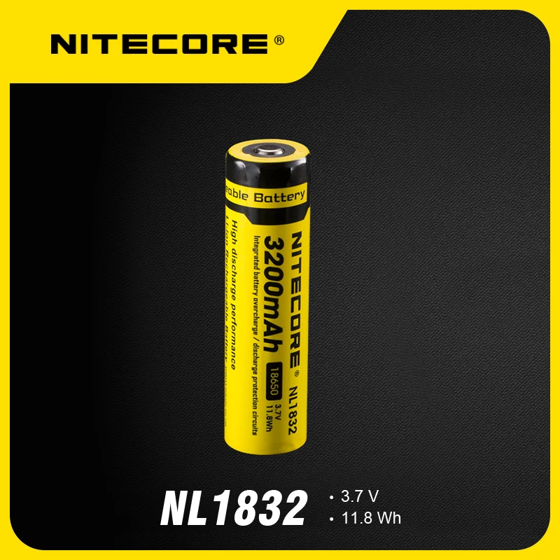 NiteCore Li-Ion-Akku 18650 - 3200mAh, 3,7V - NL1832 